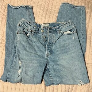 Abercrombie & Fitch Light Blue Dad Jeans
